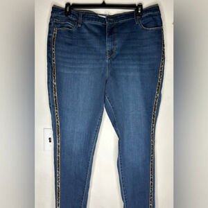 Skinnygirl Broadway High Rise Skinny‎ Jeans Size 20W Long